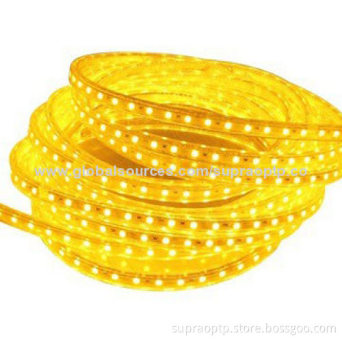 Warm White Color Flexible LED Strip, 30 Pieces of 3528 SMD LEDs/Meter, 120 Degrees Beam Angle